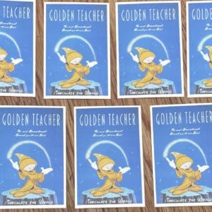 Golden Teacher Sticker