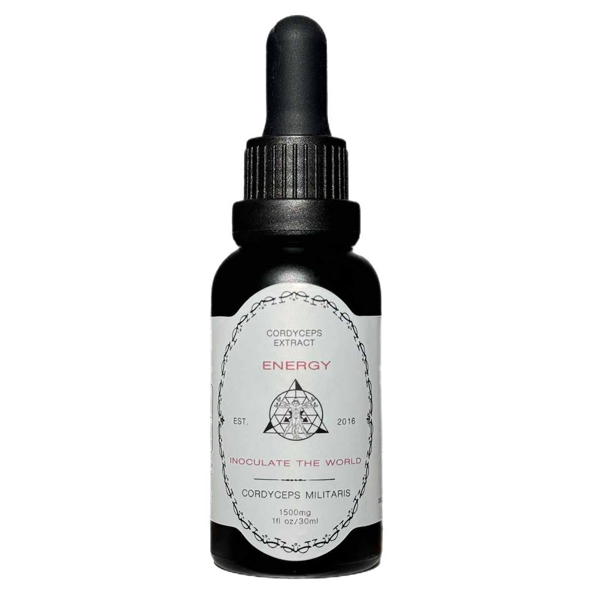 cordyceps tincture "energy" bottle