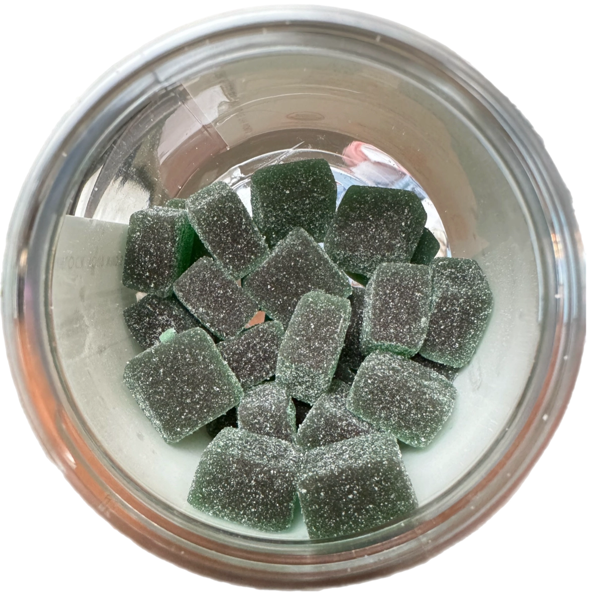 green square gummies