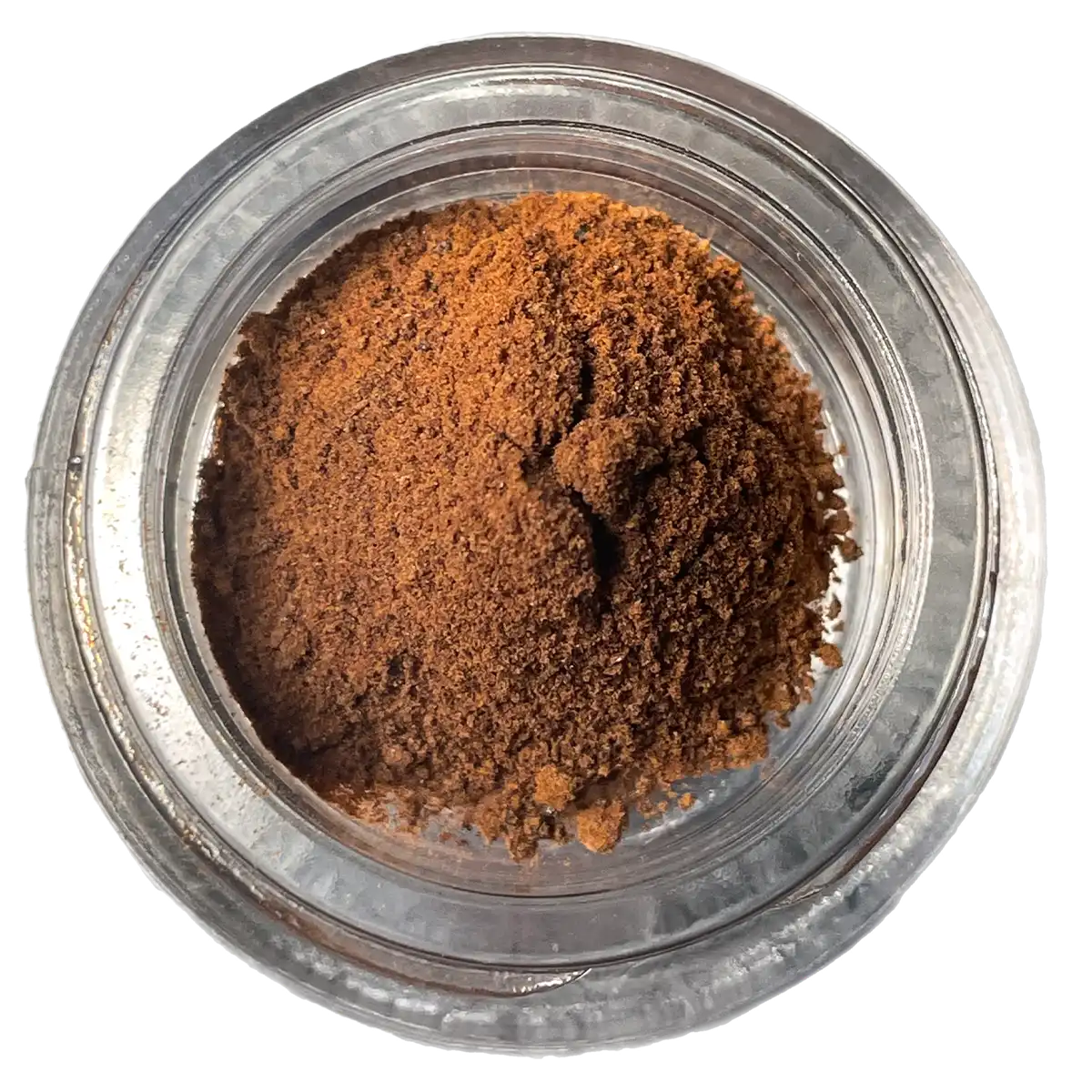 Jar of brown Reishi resin