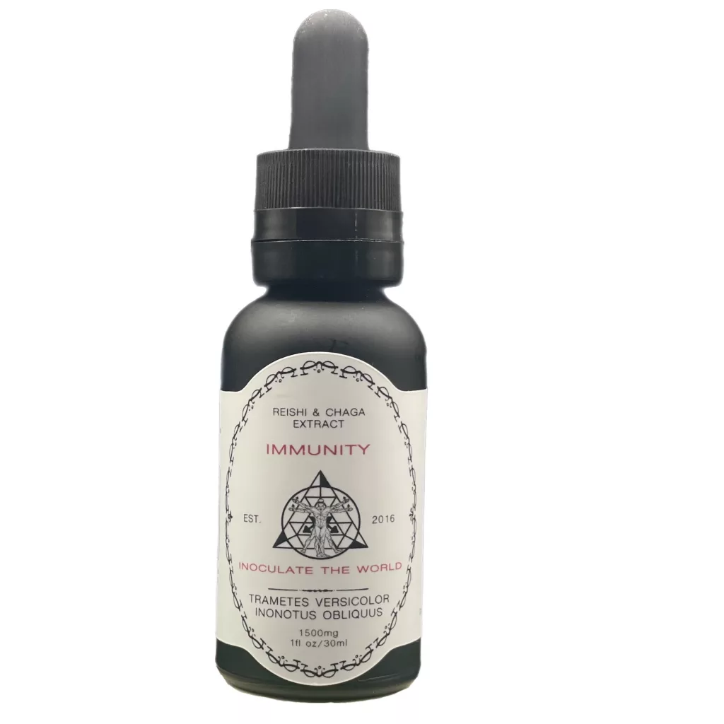Reishi x Chaga mushroom tincture for immunity