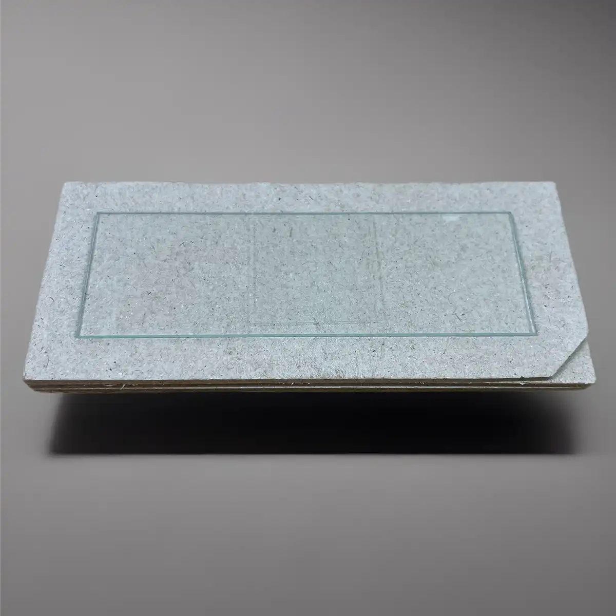 Blank glass microscopy slide