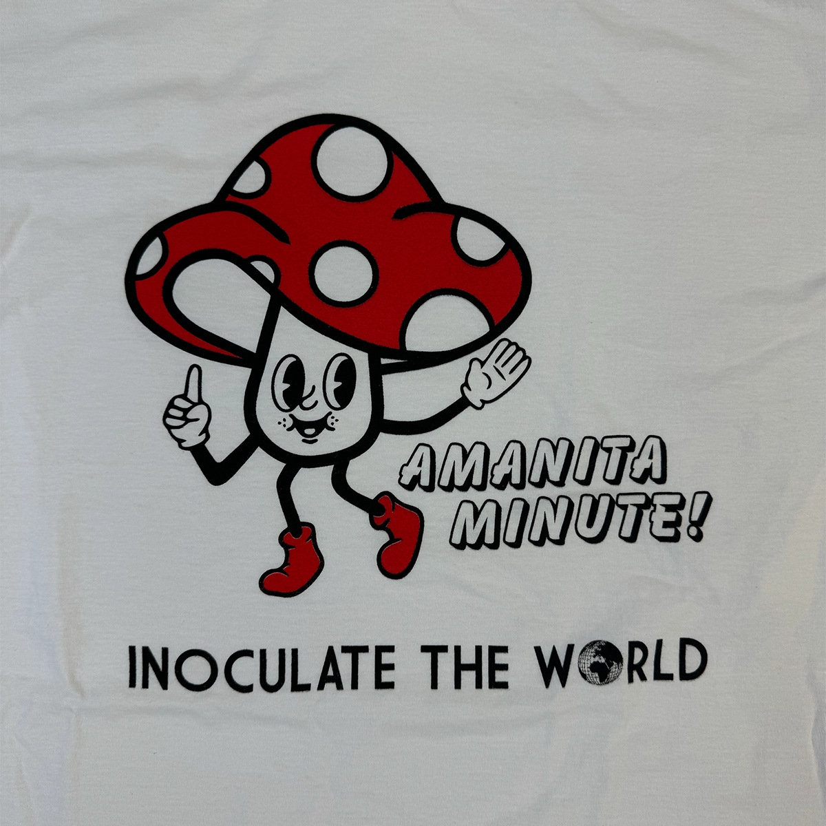 "Amanita minute" white t-shirt