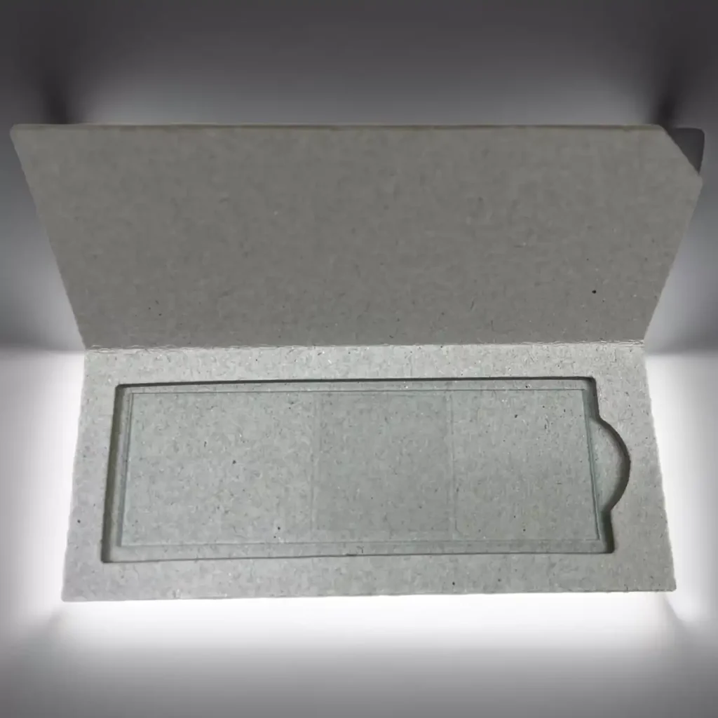 Glass slide for microscopy