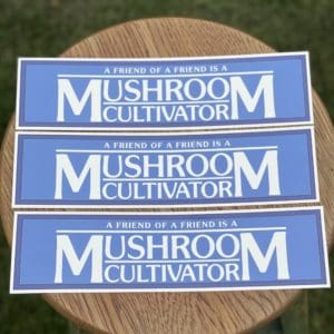 "Friend Of A Friend" Mushroom Bumper Sticker
